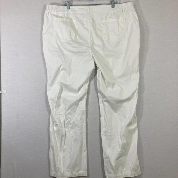 J.Jill White Straight Leg Business/Office High Rise Pants size 22 - Picture 9 of 13